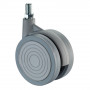 Roulette Mobilier Ø60mm Sols Fragiles Tige