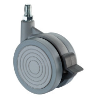 Roulette Mobilier Ø60mm Sols Fragiles Tige