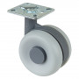 Roulette Mobilier Ø60mm Sols Lisses Platine