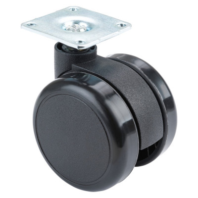 Roulette Mobilier Ø60mm Sols Lisses Platine
