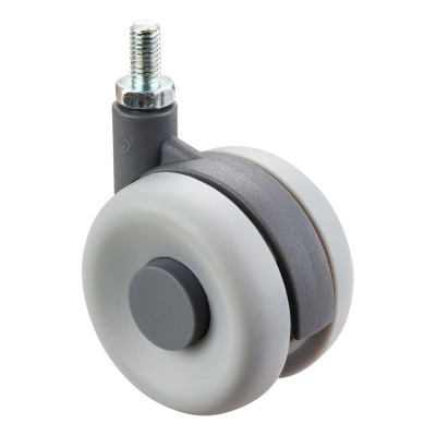 Roulette Mobilier Ø60mm Sols Lisses Tige