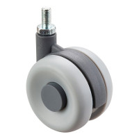 Roulette Mobilier Ø60mm Sols Lisses Tige Roulette Mobilier Ø60mm Sols Lisses Tige