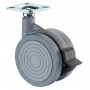Roulette Mobilier Ø75mm Sols Fragiles Platine
