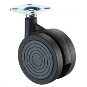Roulette Mobilier Ø75mm Sols Fragiles Platine