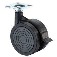 Roulette Mobilier Ø75mm Sols Fragiles Platine Roulette Mobilier Ø75mm Sols Fragiles Platine