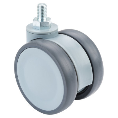 Roulette Mobilier Ø75mm Sols Fragiles Tige