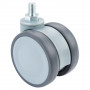 Roulette Mobilier Ø75mm Sols Fragiles Tige
