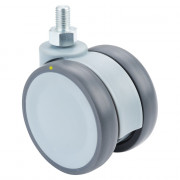 Roulette Mobilier Ø75mm Sols Fragiles Tige