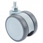 Roulette Mobilier Ø75mm Sols Fragiles Tige