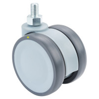 Roulette Mobilier Ø75mm Sols Fragiles Tige Roulette Mobilier Ø75mm Sols Fragiles Tige