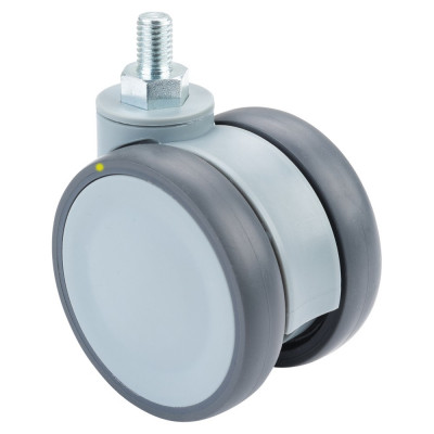 Roulette Mobilier Ø75mm Sols Fragiles Tige