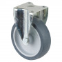 Roulette Mobilier Ø80mm Sols Fragiles Platine