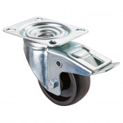 Roulette Manutention Avec blocage total Polyamide renforcé de fibres de verre, +280° - Ø80