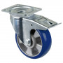 Roulette Manutention Avec blocage total Polyuréthane moulé Besothane - Ø160mm 300kg