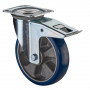 Roulette Manutention Avec blocage total Polyuréthane moulé Besothane - Ø200mm 300kg
