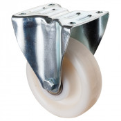 Roulette Manutention Fixe Polyamide - Ø150mm 450kg - Fix. Platine