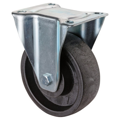 Roulette Manutention Fixe Polyamide renforcé de fibres de verre, +280° - Ø150mm 300kg