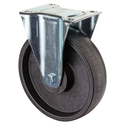 Roulette Manutention Fixe Polyamide renforcé de fibres de verre, +280° - Ø200mm 300kg