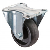 Roulette Manutention Fixe Polyamide renforcé de fibres de verre, +280° - Ø80mm 100kg