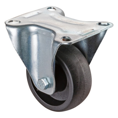 Roulette Manutention Fixe Polyamide renforcé de fibres de verre, +280° - Ø80mm 100kg