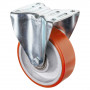 Roulette Manutention Fixe Polyuréthane - Ø150mm 450kg - Fix. Platine