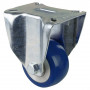 Roulette Manutention Fixe Polyuréthane moulé Besothane - Ø80mm 170kg - Fix. Platine