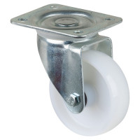 Roulette Manutention Pivotante Plastique - Ø100mm 175kg - Fix. Platine Roulette Manutention Pivotante Plastique - Ø100mm 175kg - Fix. Platine