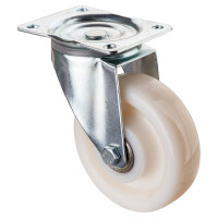 Roulette Manutention Pivotante Polyamide - Ø150mm 450kg - Fix. Platine