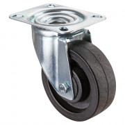 Roulette Manutention Pivotante Polyamide renforcé de fibres de verre, +280° - Ø100mm 160kg