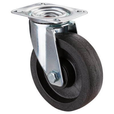 Roulette Manutention Pivotante Polyamide renforcé de fibres de verre, +280° - Ø125mm 175kg