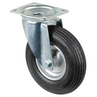 Roulette Manutention Pivotante Polyuréthane - Ø200mm 75kg - Fix. Platine Roulette Manutention Pivotante Polyuréthane - Ø200mm 75kg - Fix. Platine