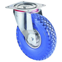 Roulette Manutention Pivotante Polyuréthane - Ø260mm 160kg - Fix. Platine Roulette Manutention Pivotante Polyuréthane - Ø260mm 160kg - Fix. Platine