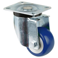 Roulette Manutention Pivotante Polyuréthane moulé Besothane - Ø80mm 170kg - Fix. Platine Roulette Manutention Pivotante Polyuréthane moulé Besothane - Ø80mm 170kg - Fix. Platine