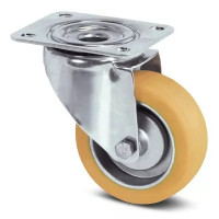 Roulette haute température silicone Diamètre 100 mm – Achatmat – 80 kg – Adhérence et endurance