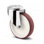 Roulette Pivotante Inox Polyuréthane RGE à Œil – Diamètres 100 à 180 mm – 100 à 150 kg