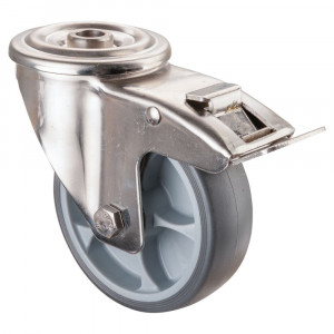 Roulettes inox