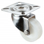 Roulette Inox Plastique Ø50mm 50kg - Pivotante