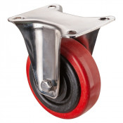 Roulette Inox Polyamide Ø100mm 100kg - Fixe