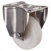 Roulette Inox Polyamide Ø100mm 200kg - Fixe