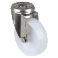 Roulette Inox Polyamide Ø100mm 200kg - Pivotante Roulette Inox Polyamide Ø100mm 200kg - Pivotante