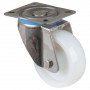 Roulette Inox Polyamide Ø100mm 200kg - Pivotante