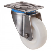 Roulette Inox Polyamide Ø100mm 200kg - Pivotante
