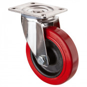 Roulette Inox Polyamide Ø125mm 130kg - Pivotante