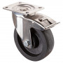 Roulette Inox Polyamide Ø125mm 250kg - Avec blocage directionnel