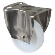 Roulette Inox Polyamide Ø125mm 250kg - Fixe