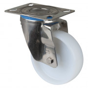 Roulette Inox Polyamide Ø125mm 250kg - Pivotante