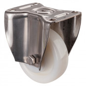 Roulette Inox Polyamide Ø125mm 750kg - Fixe