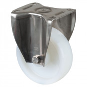 Roulette Inox Polyamide Ø125mm 750kg - Pivotante