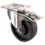 Roulette Inox Polyamide Ø150mm 300kg - Avec blocage directionnel