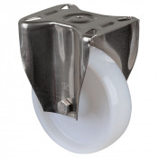 Roulette Inox Polyamide Ø150mm 300kg - Fixe